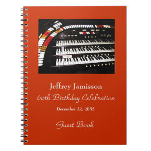 60e Birthday Party Guest Book, Antiek orgaan Notitieboek