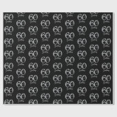 60e Birthday Wrapping Paper Cadeaupapier (Vlak)