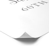 60e bruiloft Jubileum 2 foto welkom teken Poster (Hoek)