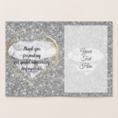 60e bruiloft Jubileum dank u kaarten (Binnen)