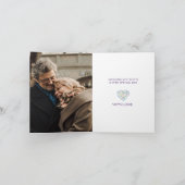 60e bruiloft Jubileum diamanten liefde zo sterk Kaart (Binnen)