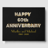 60e bruiloft Jubileum gastenboek (Voorkant)