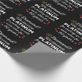 60e bruiloft Jubileum I - Diamond Funny Couple Cadeaupapier (Hoek)