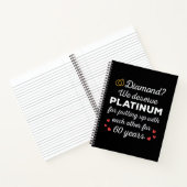 60e bruiloft Jubileum I - Diamond Funny Couple Notitieboek (Binnen)