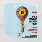 60e Circus Ballonmeisje Kaart (Voorkant / Achterkant)