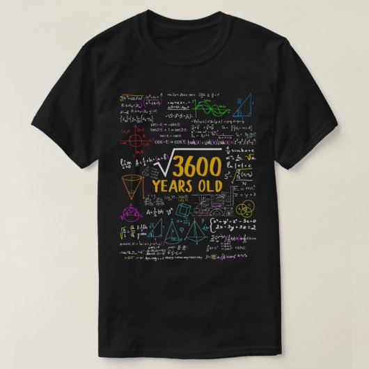  60e dag feestvierhoek 3600 T-shirt 60 Ye (Design voorkant)