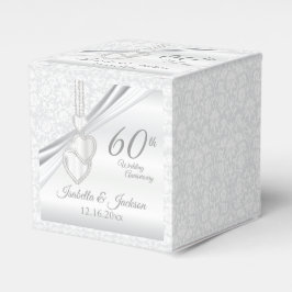 60e diamanten bruiloft bedankdoosjes