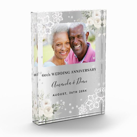 60e diamanten bruiloft foto (Links)