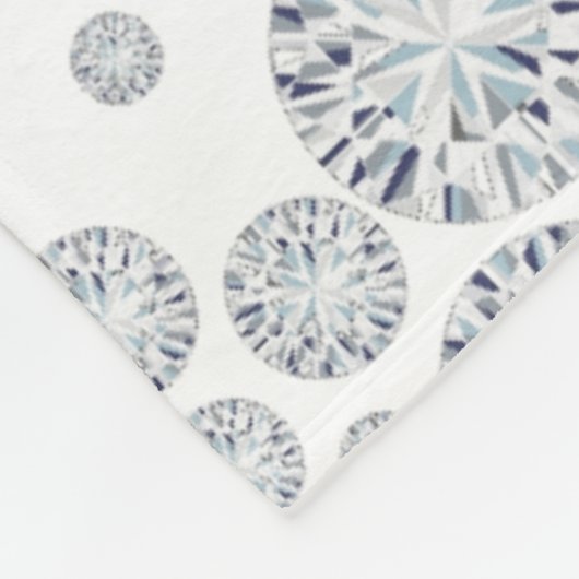 60e diamanten bruiloft foto fleece deken (Hoek)