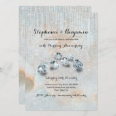 60e Diamanten Bruiloft Hemels Chic Kaart (Voorkant / Achterkant)