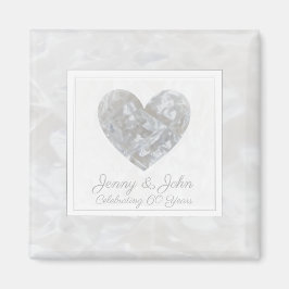 60e diamanten bruiloft huwelijksdag magneet