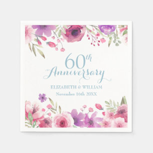 60e Diamanten Bruiloft Huwelijksjubileum Aquarel R Servet