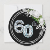 60e diamanten bruiloft kaart (Voorkant)