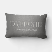 60e Diamanten Bruiloft Kussen (Achterkant)