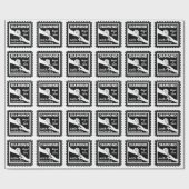 60e diamanten bruiloft traditionele trouwdag cadeaupapier (Vlak)