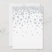 60e diamanten bruiloft twee zwanen wit kaart (Achterkant)