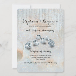 60e Diamanten Huwelijksjubileum Hemels Chic Kaart