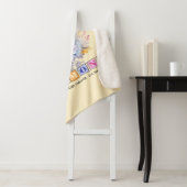 60e diamanten jubileum gerbera bloemen perzik sherpa deken (In situ)