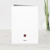 60e diamanten jubileum zilveren damast bedankkaart (Achterkant)