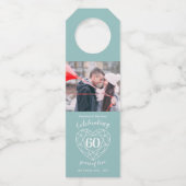 60e diamanten trouwdag foto edelsteen hart flessenhanger (Voorkant)