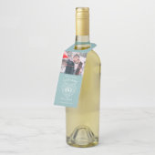 60e diamanten trouwdag foto edelsteen hart flessenhanger (Schuin)