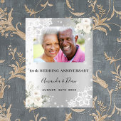 60e diamanten trouwdag foto welkom poster