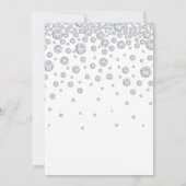 60e diamanten trouwdag twee zwanen wit kaart (Achterkant)