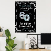 60e diamanten trouwjubileum poster (Thuiskantoor)