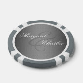 60e Diamond Jubileum | Aangepaste poker chips (Enkel)