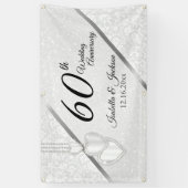 60e Diamond-Jubileum / Birthday Spandoek (Verticaal)