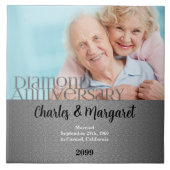 60e Diamond Jubileum Foto Tegeltje (Voorkant)