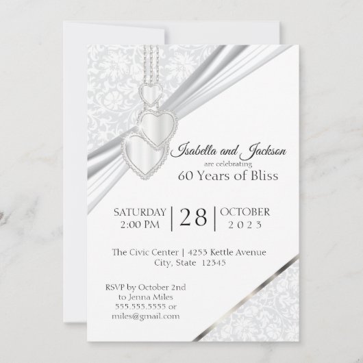 60e Diamond-Jubileum Kaart (Voorkant)