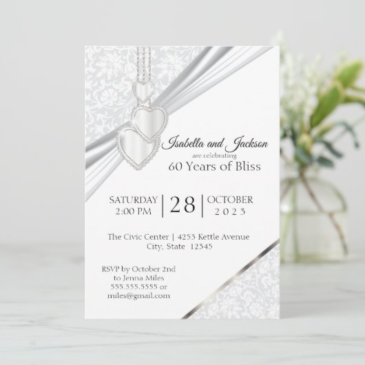 60e Diamond-Jubileum Kaart (Staand voorkant)