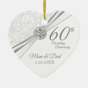 60e Diamond-Jubileum Keramisch Ornament
