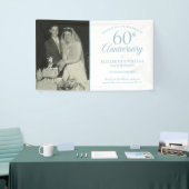 60e Diamond Jubileum Wedding Foto Welkom Spandoek (Beurs)