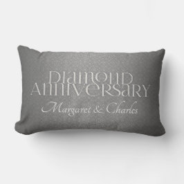 60e Diamond Wedding Annivsersary Kussen
