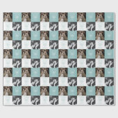 60e Diamond Wedding Jubileum 2 foto's Cadeaupapier (Vlak)