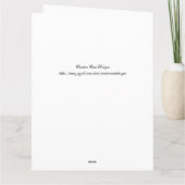 60e Diamond Wedding Jubileum 8,5 x 11 Kaart (Achterkant)