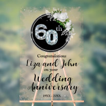 60e Diamond Wedding Jubileum