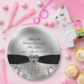 60e Diamond Wedding Jubileum Bord (Feest)