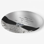 60e Diamond Wedding Jubileum Bord (Gekanteld)