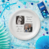 60e Diamond Wedding Jubileum Bord fotopapier (Feest)