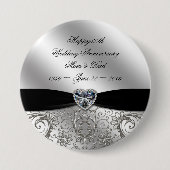 60e Diamond Wedding Jubileum Button (Voorkant)