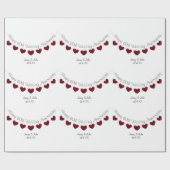 60e Diamond Wedding Jubileum Cadeaupapier (Vlak)