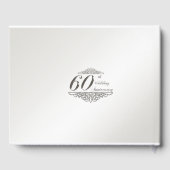 60e Diamond Wedding Jubileum Foto Guestbook Gastenboek (Achterkant)