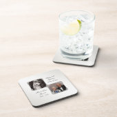 60e Diamond Wedding Jubileum Foto Onderzetters (Rechterzijde)