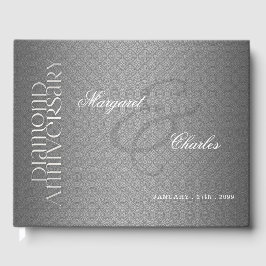 60e Diamond Wedding Jubileum Foto Party Gastenboek