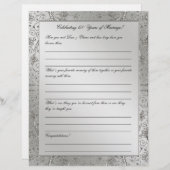 60e Diamond Wedding Jubileum Letterhead (Voorkant / Achterkant)