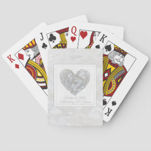 60e Diamond Wedding Jubileum Pokerkaarten