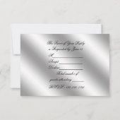 60e Diamond Wedding Jubileum RSVP Kaartje (Achterkant)